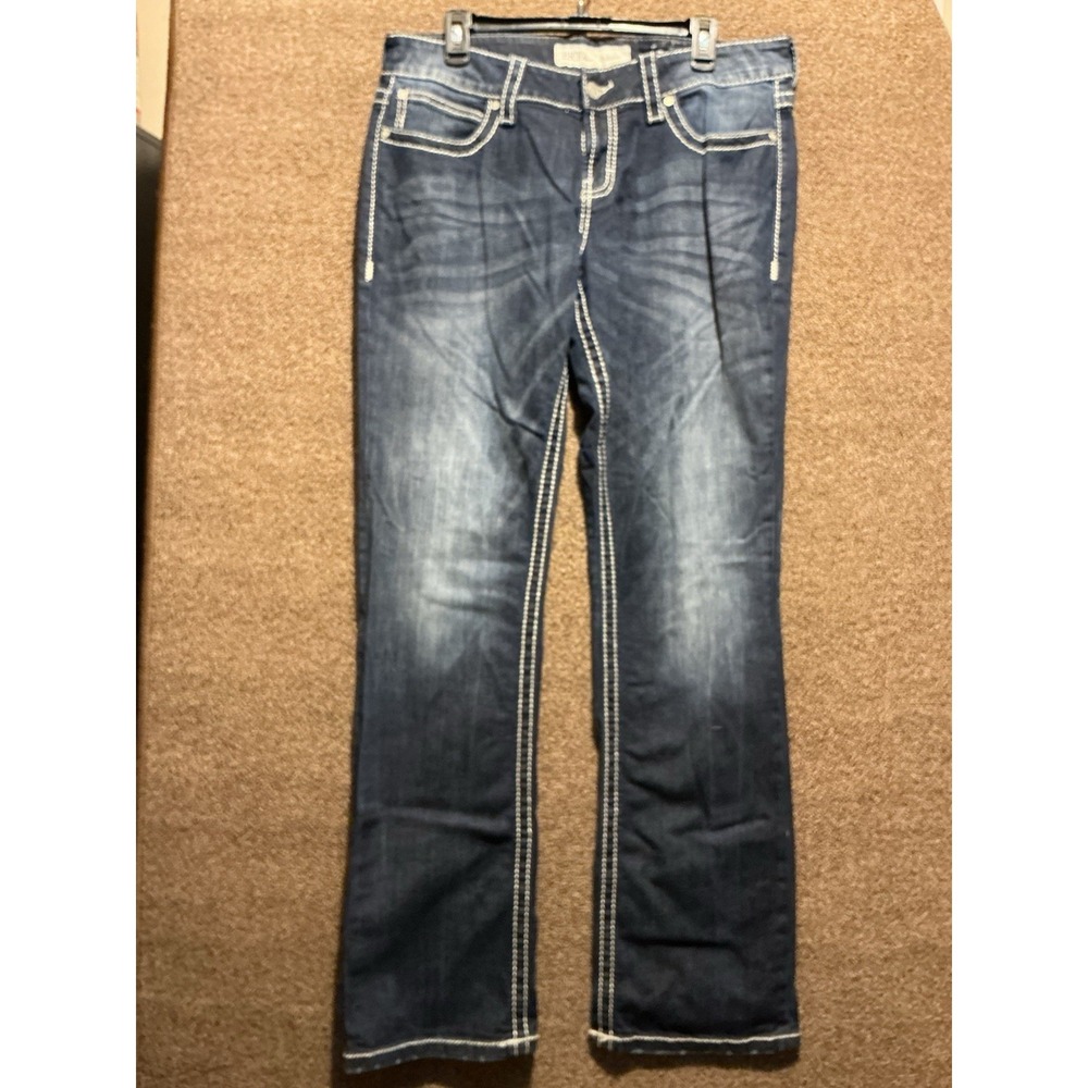 BKE Buckle Culture Jeans 33XL 33x35 1/2 Boot Cur Dark Wash BMM1402XL Women READ